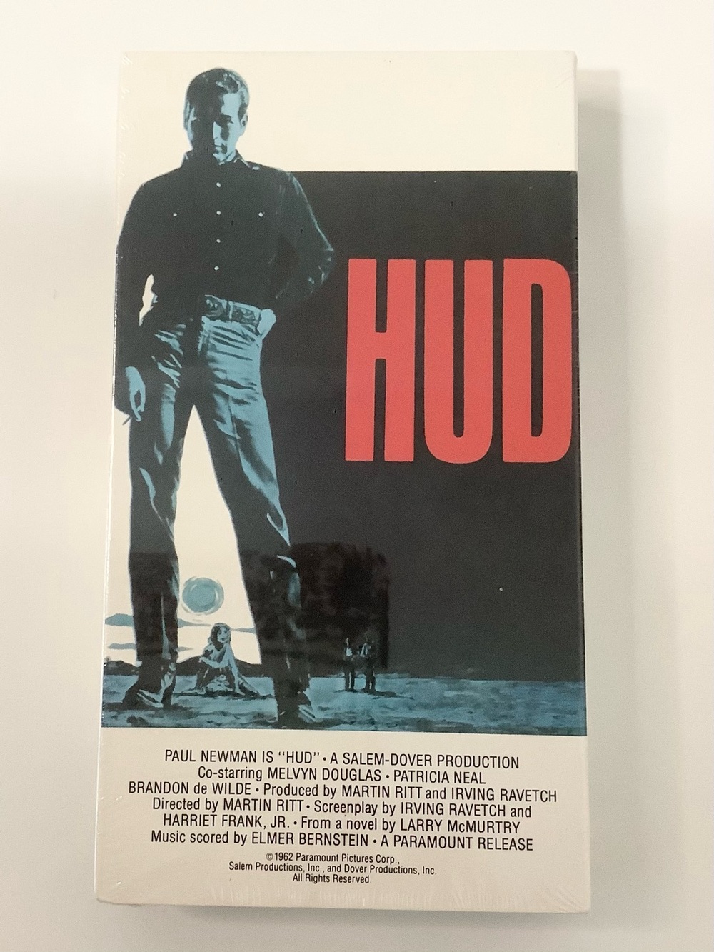 HUD 1962 New Original Sealed VHS Tape Movie Paul Newman Paramount Drama